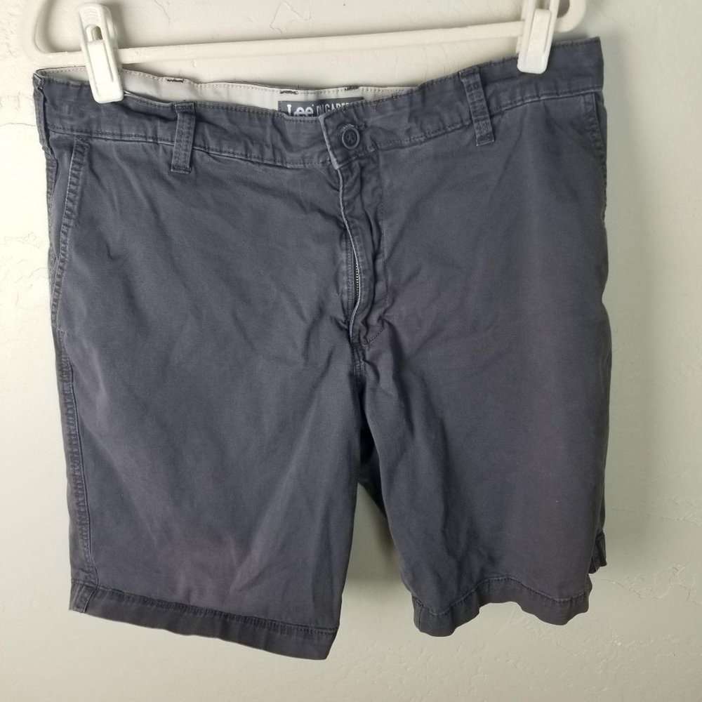 Lee Dungarees Mens 36 Dark Grey Casual Shorts Bot